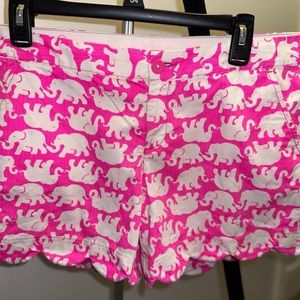 Lily Pulitzer Pink Elephant Shorts